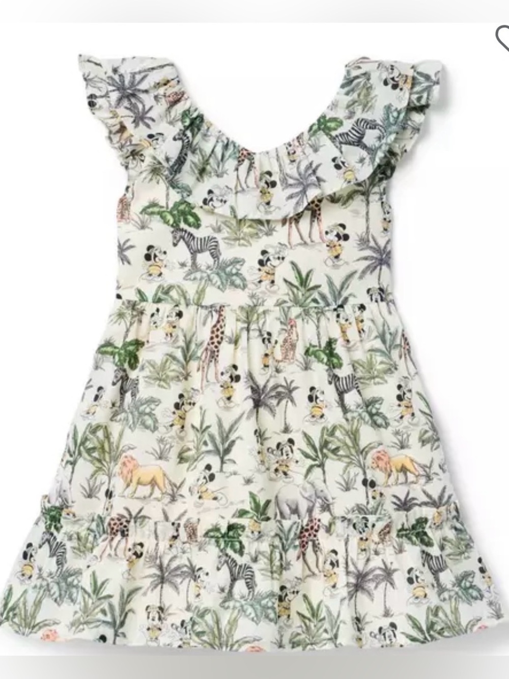 Disney x Janie and Jack Mickey & Minnie Safari Explore Dress Animal Kingdom 6 yr